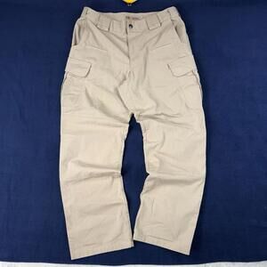 5.11 Tactical Cargo Pants Khaki Ripstop Utility Workwear Hiking 32x30 Gorpcore